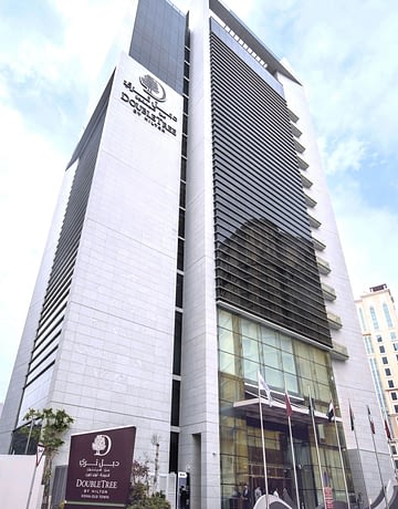 external facade by NABK in Hilton