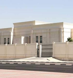 external facade cladding in Palace in Qatar